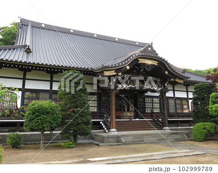 さいたま市岩槻区の浄国寺(本堂) さいたま市岩槻区の浄国寺(本堂) 102999789
