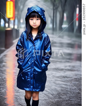 雨の中の少女 102999957