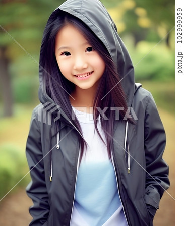 雨の中の少女 102999959
