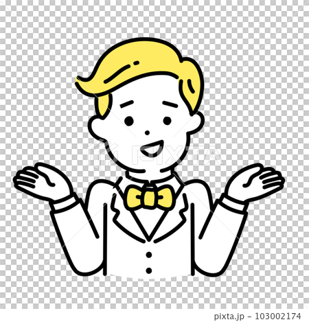 かわいい人物のイラストシリーズ _ 金持ちの男性 _ 呆れる かわいい人物のイラストシリーズ _ 金持ちの男性 _ 呆れる 103002174