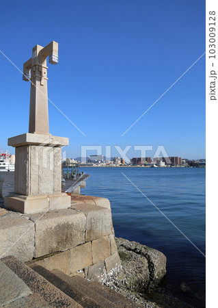 北九州市、若松南海岸通り界隈の風景 北九州市、若松南海岸通り界隈の風景 103009128