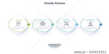 Modern Vector Infographic Template 103012052