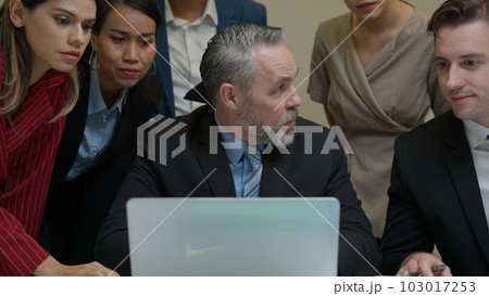 Businessmen and businesswomen meeting together with teamwork Businessmen and businesswomen meeting together with teamwork 103017253