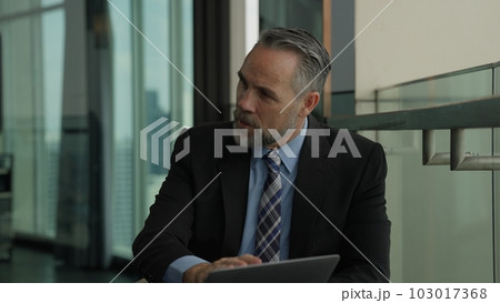 Businessman talking with company partner meeting to plan business project Businessman talking with company partner meeting to plan business project 103017368
