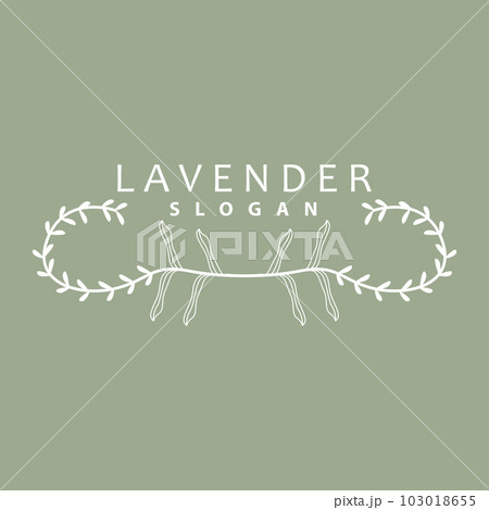 Lavender Logo, Simple Elegant Purple Flower Plant Vector, Greeting Card Design, Banner, Flower Ornament, Lavender Hand Drawn Wedding, Icon Symbol Illustration Lavender Logo, Simple Elegant Purple Flower Plant Vector, Greeting Card Design, Banner, Flower Ornament, Lavender Hand Drawn Wedding, Icon Symbol Illustration 103018655