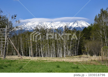 開田高原からの御嶽山 103018796