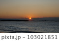 水平線の太陽 103021851