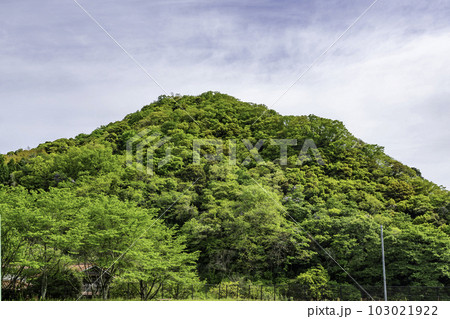 須谷地区農村公園からの熊野城跡 島根県松江市 須谷地区農村公園からの熊野城跡 島根県松江市 103021922