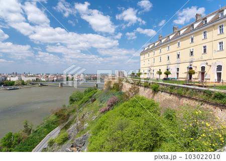 Petrovaradin Fortress on the Danube river in Novi Sad, Serbia Petrovaradin Fortress on the Danube river in Novi Sad, Serbia 103022010
