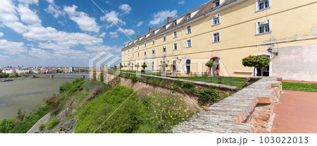 Petrovaradin Fortress on the Danube river in Novi Sad, Serbia 103022013