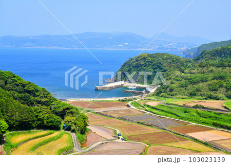 平戸市高越町/高越港周辺の風景(長崎県平戸市)【2023.5】 平戸市高越町/高越港周辺の風景(長崎県平戸市)【2023.5】 103023139