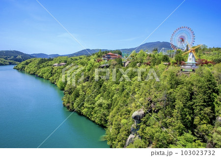 岐阜県、恵那峡の絶景 岐阜県、恵那峡の絶景 103023732