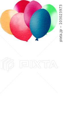 ballon watercolour 103023973