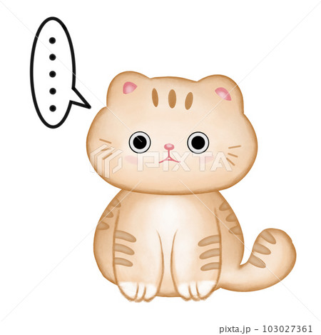 A confused cat A confused cat 103027361