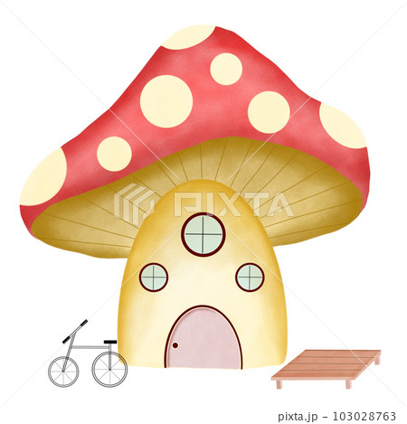 A large mushroom house 103028763