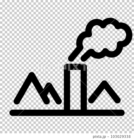 代表能量、地熱能的線條樣式圖標 103029338