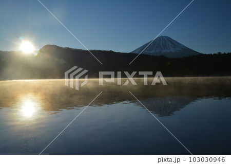精進湖初日出 精進湖初日出 103030946
