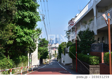 代々木大山公園付近から代々木上原・渋谷方面の眺め 103031259