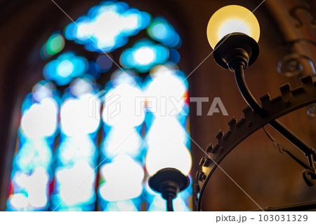 Interior of Matthias church in Buda Castle Budapest, Hungary 103031329