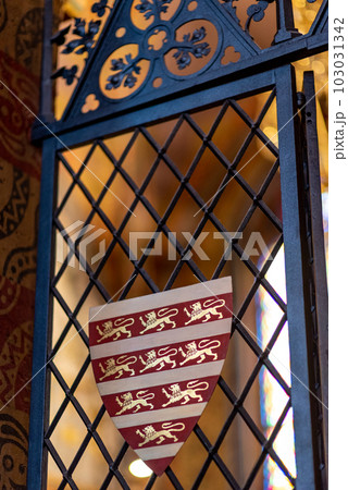 Interior of Matthias church in Buda Castle Budapest, Hungary 103031342