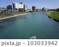 令和2年7月豪雨　球磨川水害後の球磨川　人吉市 103033942