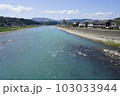 令和2年7月豪雨　球磨川水害後の球磨川　人吉市 103033944