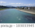 令和2年7月豪雨　球磨川水害後の球磨川　人吉市 103033945