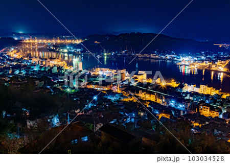 尾道の夜景 103034528