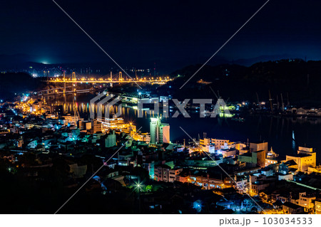 尾道の夜景 103034533