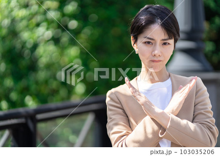 NG ビジネス 若い女性 NG ビジネス 若い女性 103035206