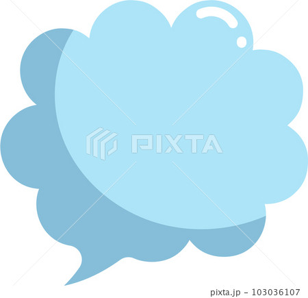 speech bubble balloon keyword icon sticker planner text box banner, flat png transparent element design 103036107