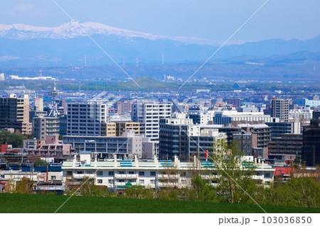 北海道　札幌の町並み 103036850