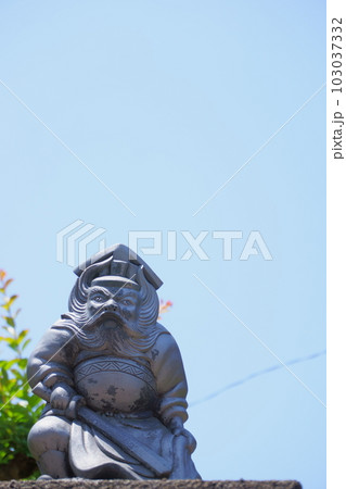 塀にある民家の守り神 鐘馗 7 塀にある民家の守り神 鐘馗 7 103037332