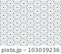 Blue Abstract Mandala or Ikat Wallpaper Pattern Background 103039236