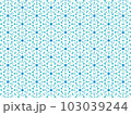 Blue Abstract Mandala or Ikat Wallpaper Pattern Background 103039244