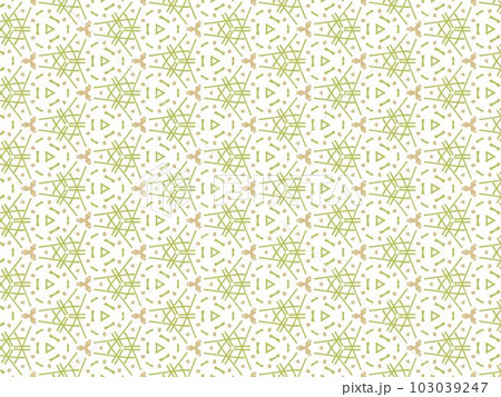 Green Abstract Mandala or Ikat Wallpaper Pattern Background 103039247