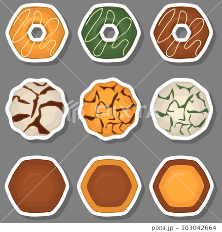 Big set homemade cookie different taste in pastry biscuit Big set homemade cookie different taste in pastry biscuit 103042664