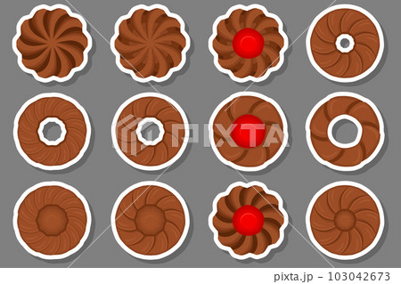 Big set homemade cookie different taste in pastry biscuit 103042673