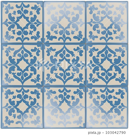 Ceramic tile pattern. Wall or floor texture. Absrtract decorative porcelain tile. Ceramic tile pattern. Wall or floor texture. Absrtract decorative porcelain tile. 103042790