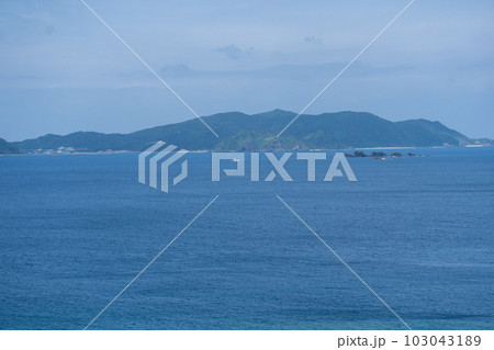 渡嘉渡嘉敷島の阿波連エリアのクバンダキ展望台 渡嘉渡嘉敷島の阿波連エリアのクバンダキ展望台 103043189