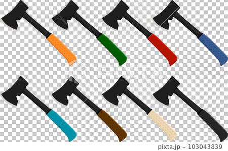 big kit steel axes with wooden handle 103043839