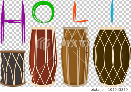 Collection accessory for celebration holiday Holi 103043859