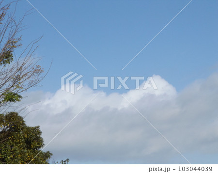 高浜北公園の青い空と白い雲 高浜北公園の青い空と白い雲 103044039
