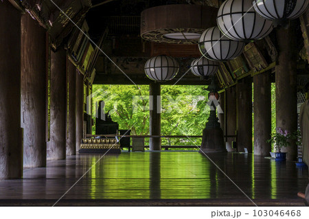 長谷寺 本堂(礼堂)から見た新緑(奈良県桜井市初瀬) 長谷寺 本堂(礼堂)から見た新緑(奈良県桜井市初瀬) 103046468