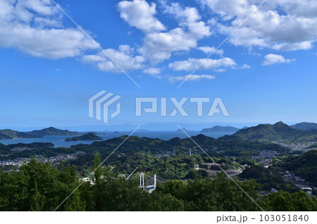 浄土寺山展望台からみた瀬戸内海の島々 103051840