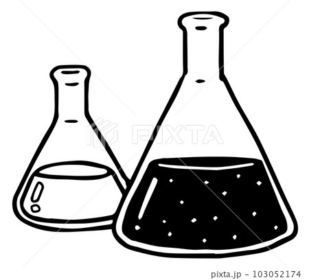 Erlenmeyer Flask Drawing Silhouette Picture @ Silhouette.pics