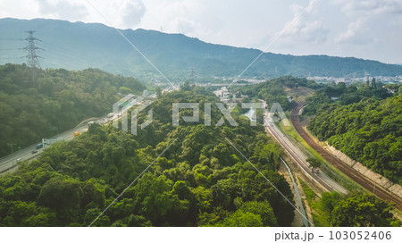 the residential area at tai po district, hk May 20 2023 the residential area at tai po district, hk May 20 2023 103052406
