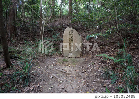 甲賀の里　忍術村　猿飛佐助の碑 103052489