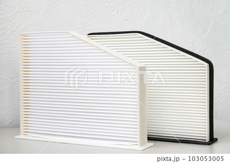 Cabin filter for car. element of the air conditioning, heating and ventilation system 103053005