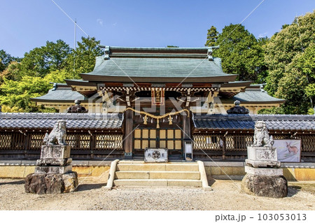 豊田市、晴天の野見神社 豊田市、晴天の野見神社 103053013